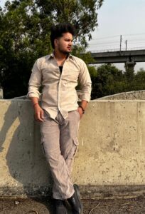 Men's Solid Light Beige Utility Shirt